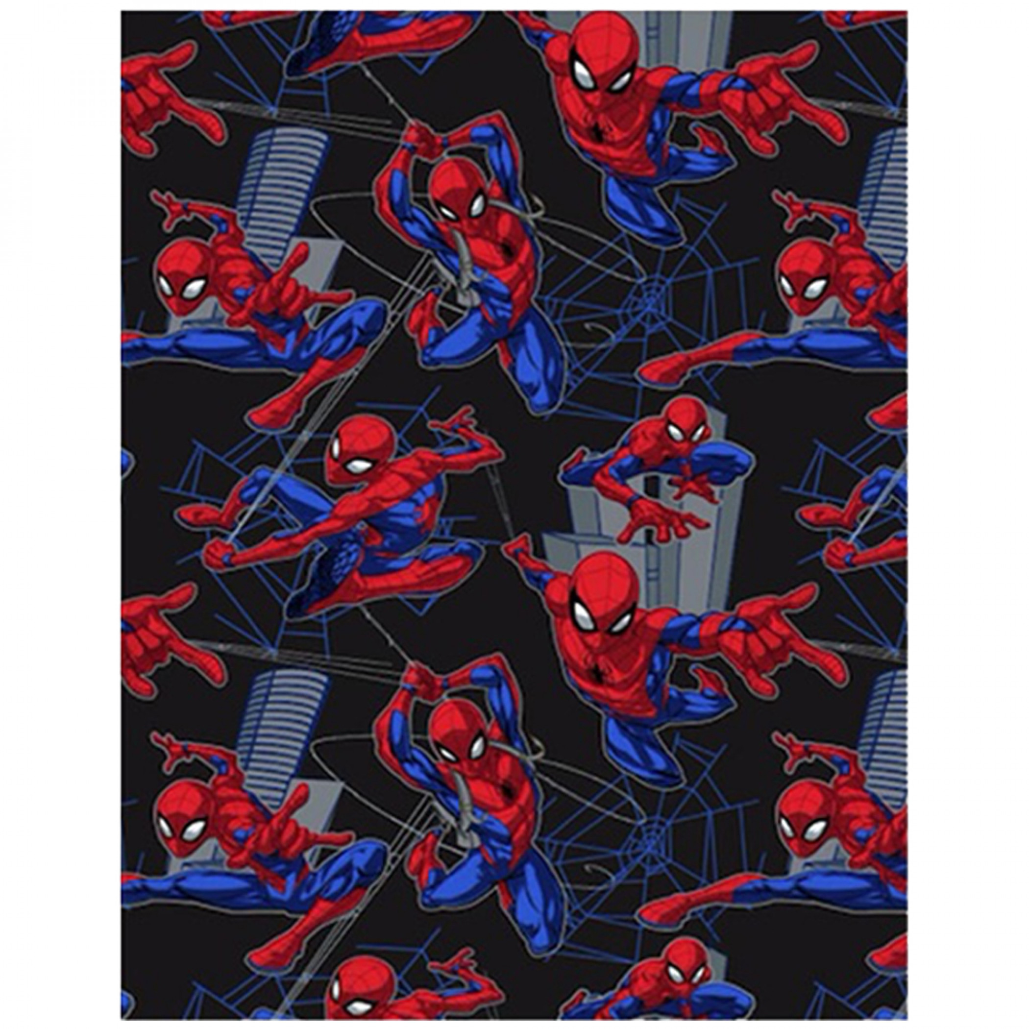 Marvel Comics Spider-Man Web Slinging 45" x 60" Plush Throw Blanket